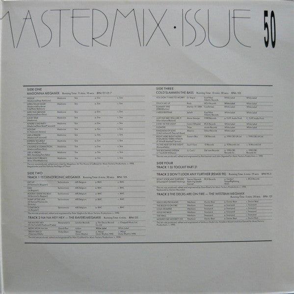 Various : Music Factory Mastermix - Issue 50 (3x12")