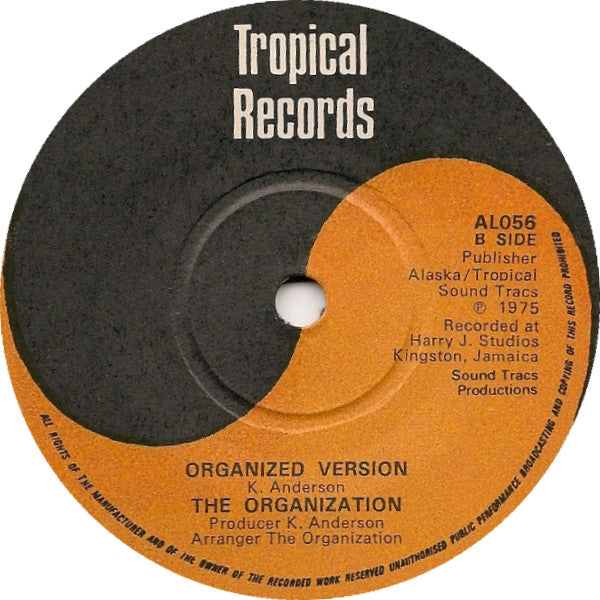 Paul Davidson / The Organization (7) : Midnight Rider / Organized Version (7", Single, Sol)