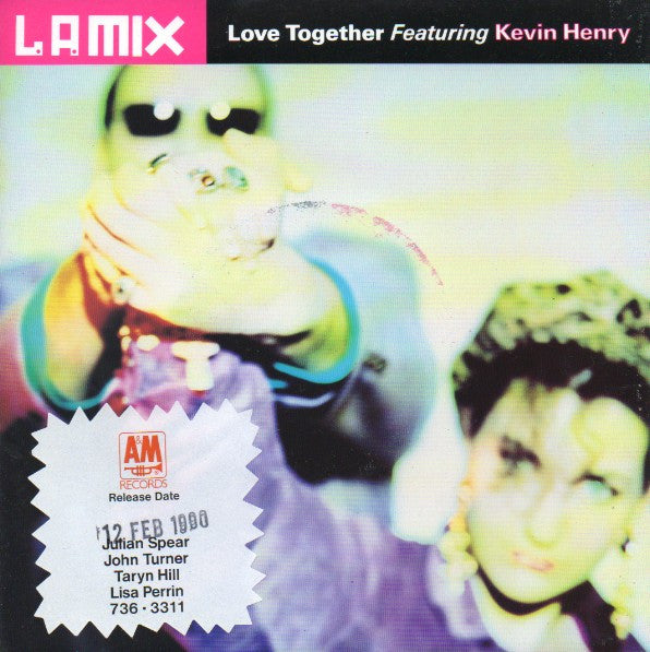 L.A. Mix : Love Together (7", Single, RE)
