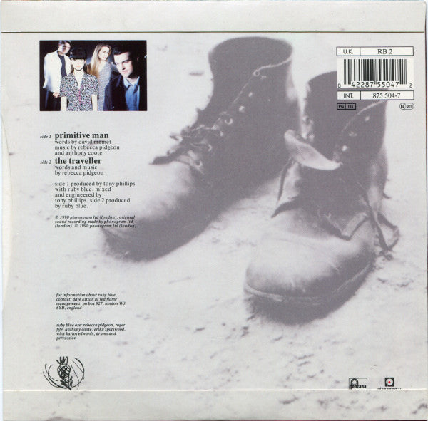 Ruby Blue : Primitive Man (7", Single)