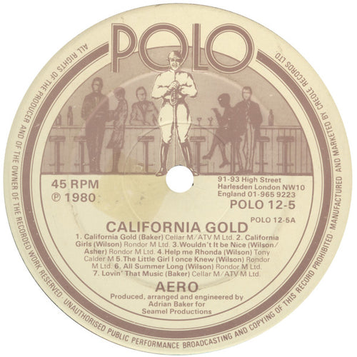 Aero (4) : California Gold (12", Single)