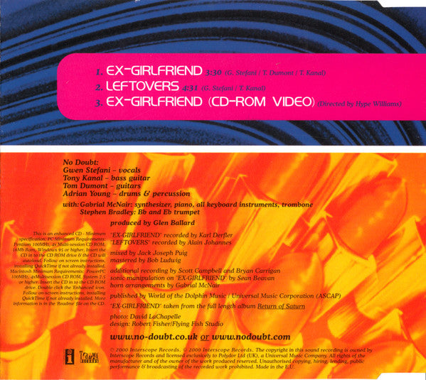 No Doubt : Ex-Girlfriend (CD, Single, Enh, CD1)