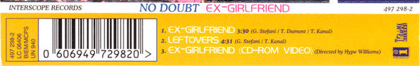 No Doubt : Ex-Girlfriend (CD, Single, Enh, CD1)