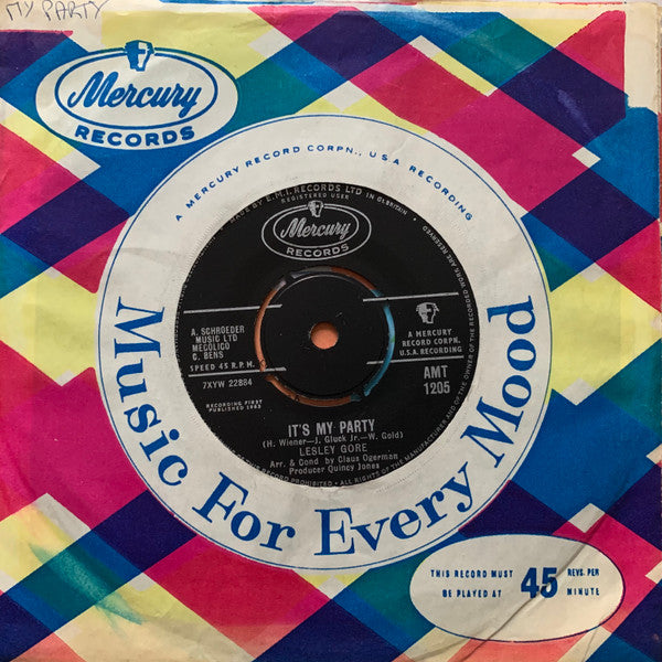 Lesley Gore : It's My Party  (7", Single)