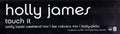 Holly James : Touch It (12", Promo)