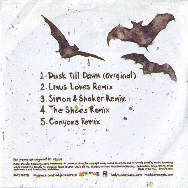 Ladyhawke : Dusk Till Dawn (CDr, Single, Promo)