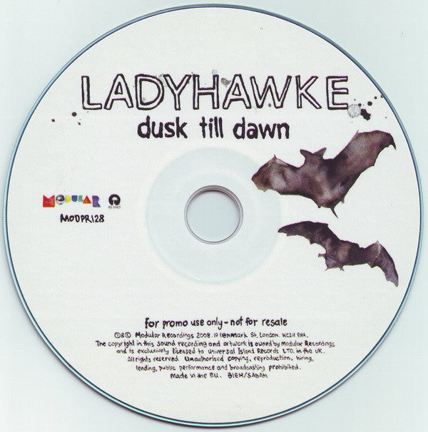 Ladyhawke : Dusk Till Dawn (CDr, Single, Promo)