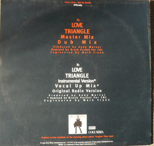 Diana King : Love Triangle (12", Promo)