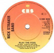 Nick Straker Band : Leaving On The Midnight Train (7", Single)