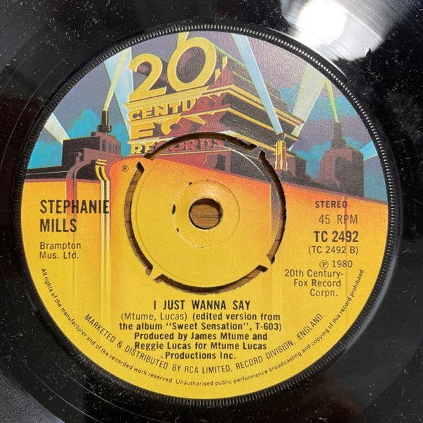 Stephanie Mills Featuring Teddy Pendergrass : Two Hearts / I Just Wanna Say (7", Single, 4 p)