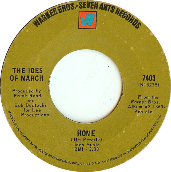 The Ides Of March : Superman / Home (7")