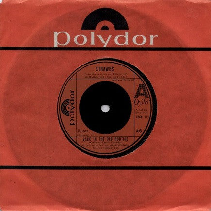 Strawbs : Back In The Old Routine (7", Single)