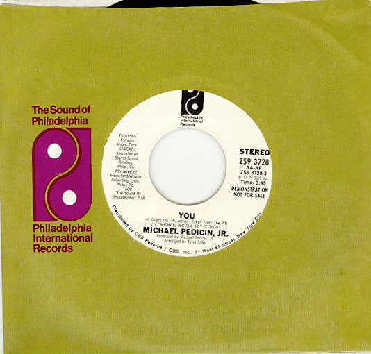 Michael Pedicin, Jr : Song For Sherry / You (7", Promo)