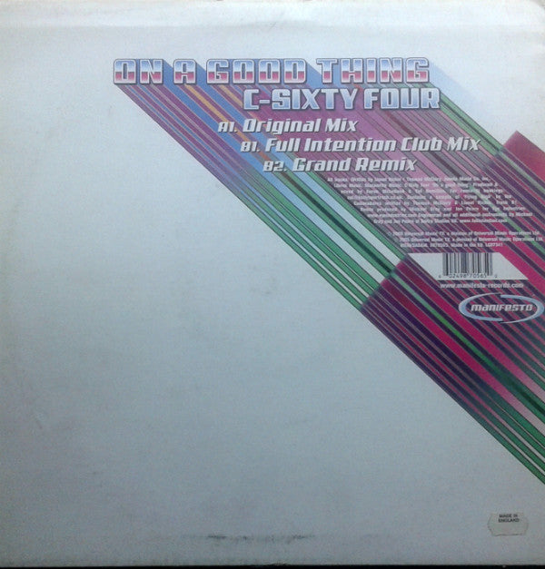 C-Sixty Four : On A Good Thing (12")