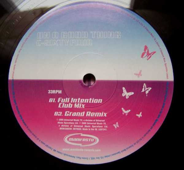 C-Sixty Four : On A Good Thing (12")