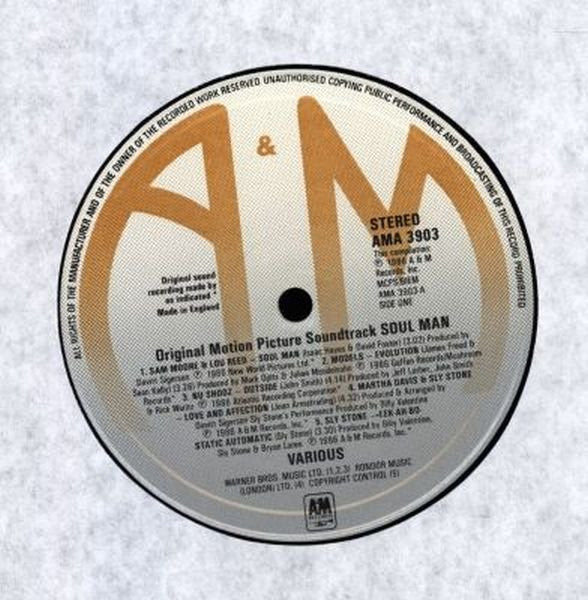 Various : Soul Man (Original Motion Picture Soundtrack) (LP, Comp)