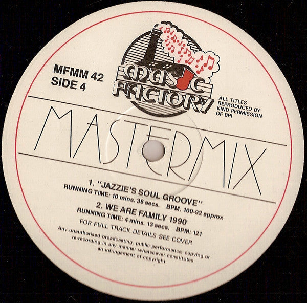 Various : Music Factory Mastermix - Issue No. 42 (2x12")