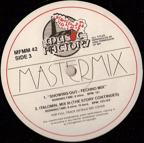 Various : Music Factory Mastermix - Issue No. 42 (2x12")