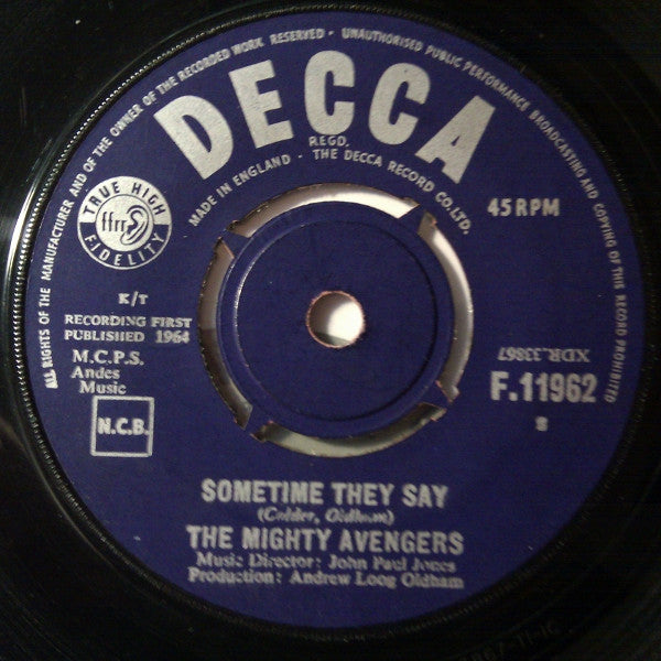 The Mighty Avengers : So Much In Love (7", Single)