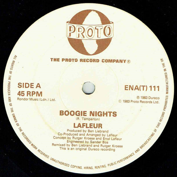 Lafleur : Boogie Nights (12", Cre)