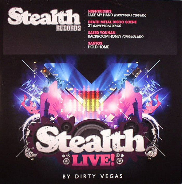 Various : Stealth Live! By Dirty Vegas (12", EP)