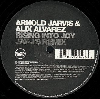 Arnold Jarvis & Alix Alvarez : Rising Into Joy (Jay-J's Remix) (12")