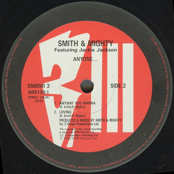 Smith & Mighty : Anyone... (Remix) (12")