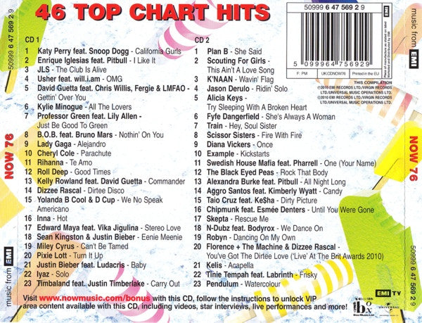 Various : Now That's What I Call Music! 76 (2xCD, Comp)