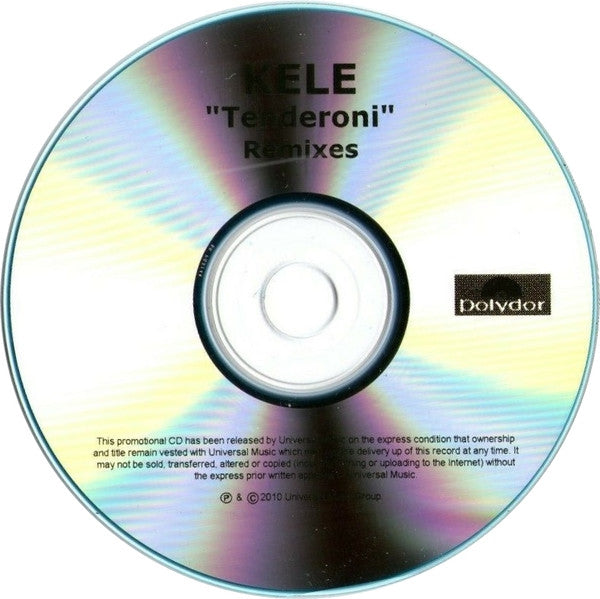 Kele Okereke : Tenderoni (Remixes) (CDr, Promo)