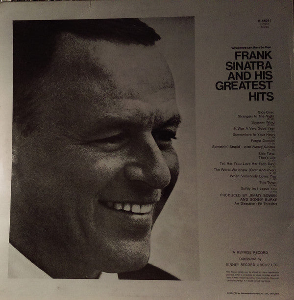 Frank Sinatra : Frank Sinatra's Greatest Hits (LP, Comp, RE)
