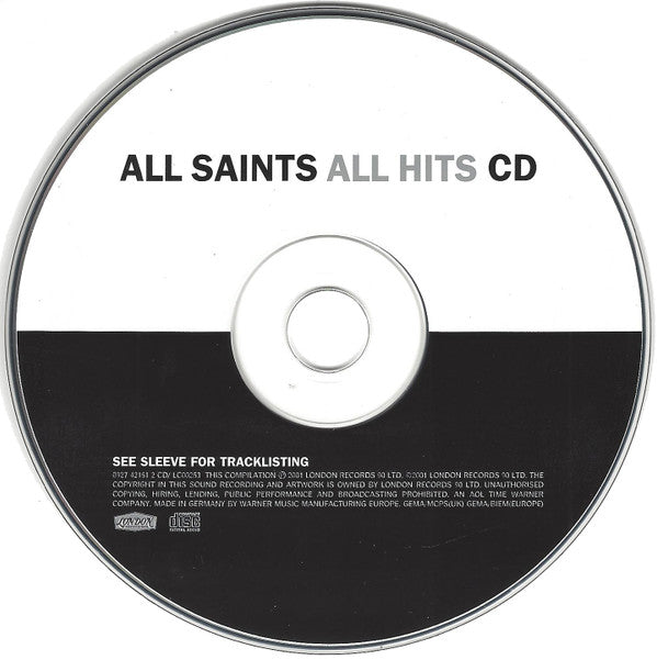 All Saints : All Hits (CD + DVD-V, PAL + Comp, Ltd, RE)