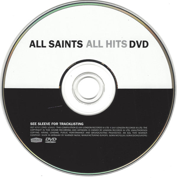 All Saints : All Hits (CD + DVD-V, PAL + Comp, Ltd, RE)