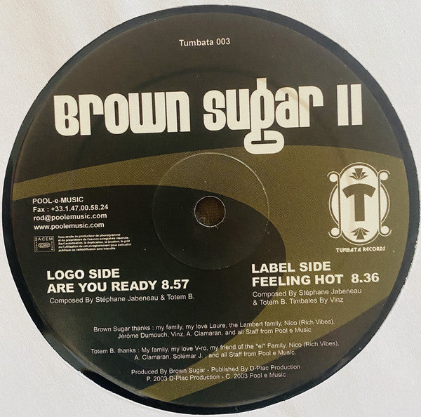 Brown Sugar : Brown Sugar II (12")
