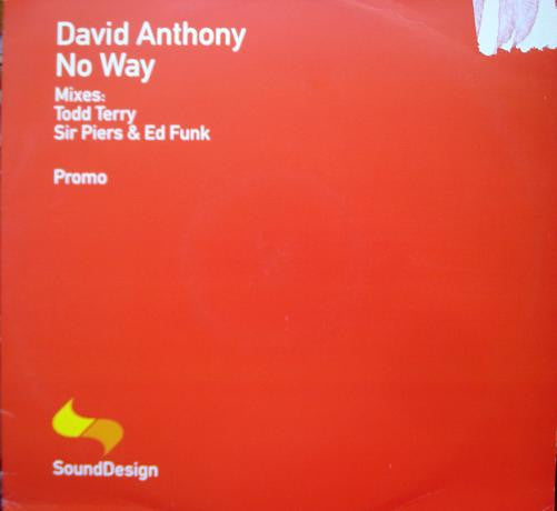 David Anthony : No Way (12", Promo)