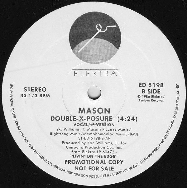 Mason (3) : Double-X-Posure (12", Promo)