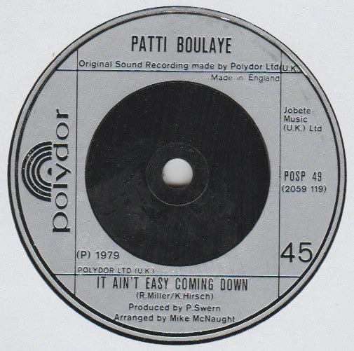 Patti Boulaye : You're My Number One (7", Sil)