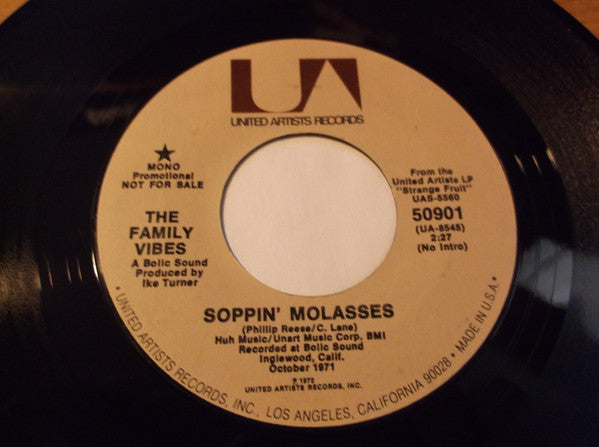The Family Vibes : Bootie Lip / Soppin' Molasses (7", Mono, Promo)