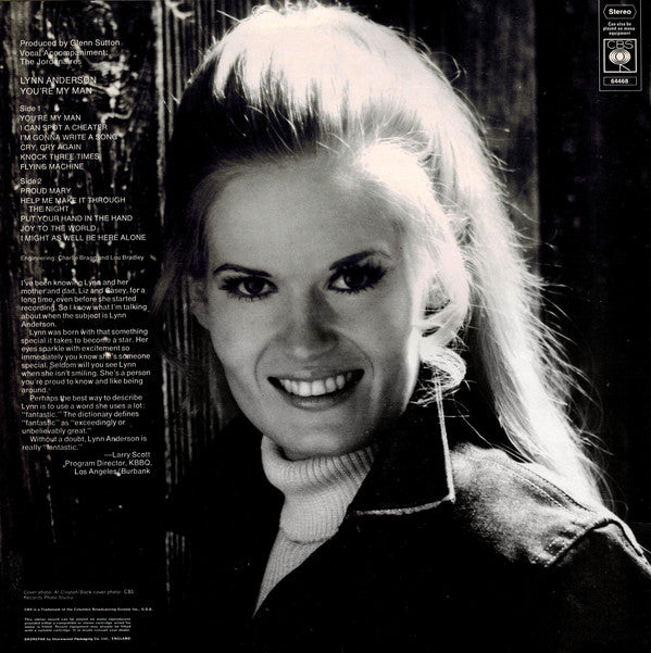 Lynn Anderson : You're My Man (LP, Album)