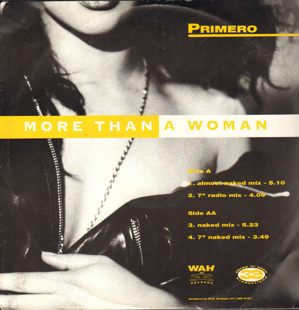 Primero (3) : More Than A Woman (12")