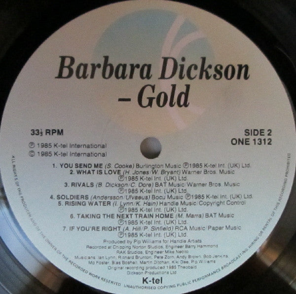 Barbara Dickson : Gold (LP, Album)
