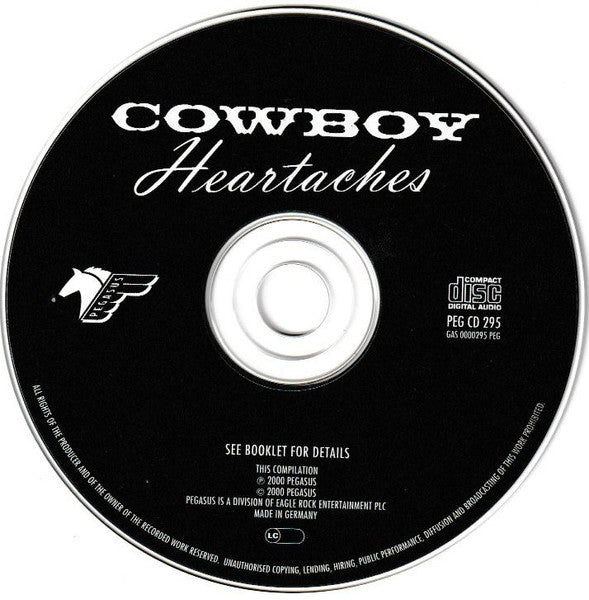Various : Cowboy Heartaches (CD, Comp)
