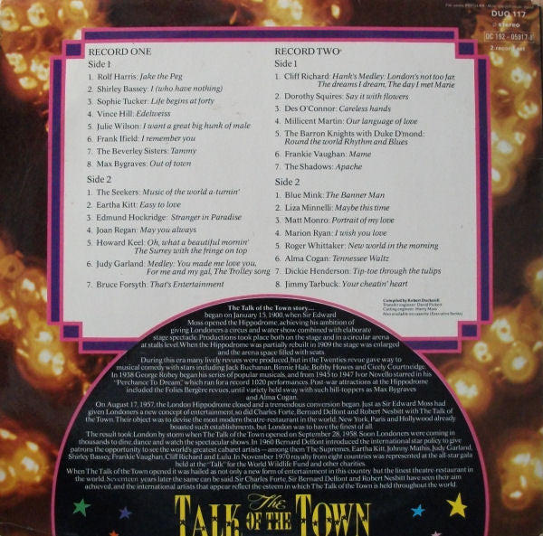 Various : International Stars Of The Talk Of The Town (2xLP, Comp)