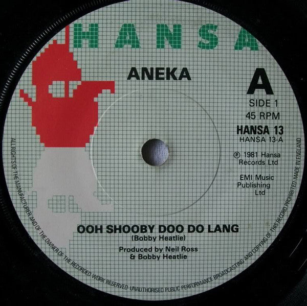Aneka : Ooh Shooby Doo Doo Lang (7")