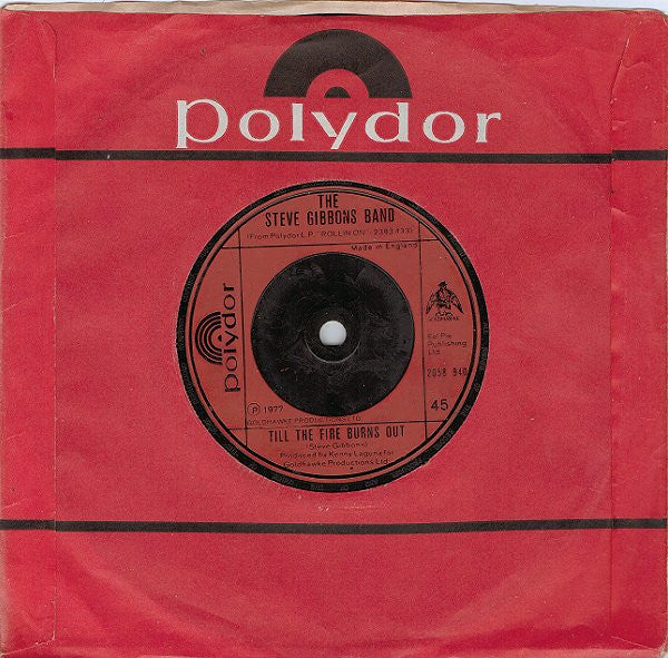 Steve Gibbons Band : Tupelo Mississippi Flash (7", Single)