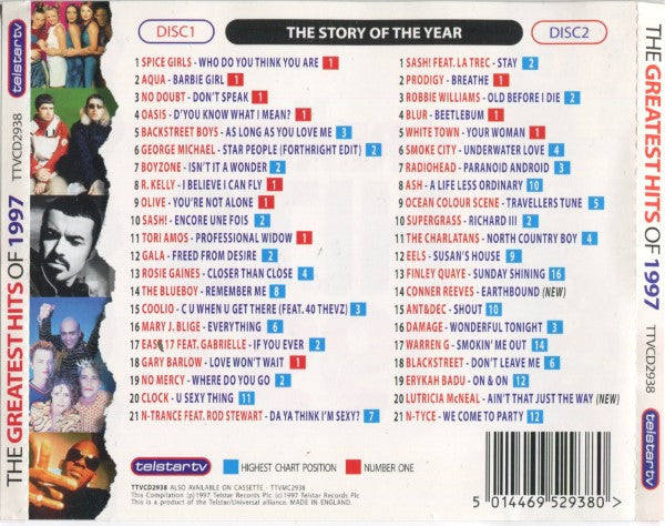 Various : The Greatest Hits Of 1997 (2xCD, Comp, EMI)