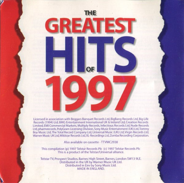 Various : The Greatest Hits Of 1997 (2xCD, Comp, EMI)