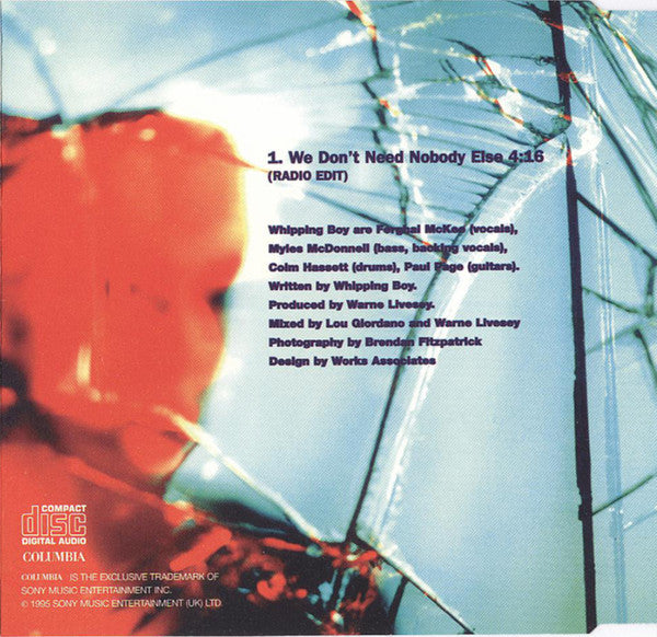 Whipping Boy : We Don't Need Nobody Else (Radio Edit) (CD, Single, Promo)