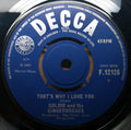 Goldie & The Gingerbreads : That's Why I Love You (7", Single)