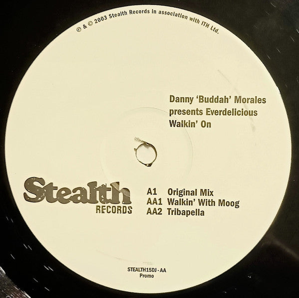 Danny Morales Presents Everdelicious : Walking' On (12", Promo)