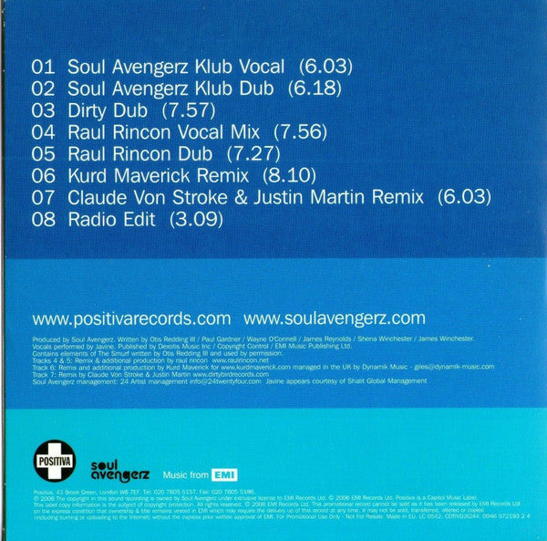 Soul Avengerz Feat. Javine : Don't Let The Morning Come (CD, Single, Promo)